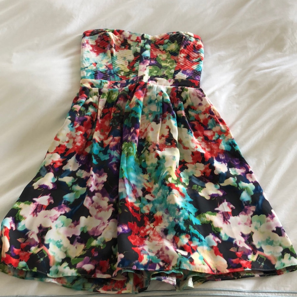 Parker strapless dress (XS) worn once